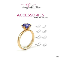 Invisible Ring Size Adjuster for Loose Rings Ring Adjuster Ring Fitter Ring Sizer Pengetat Cincin Pe