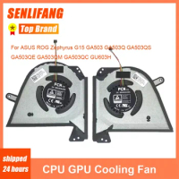 12V GPU CPU Fan For ASUS ROG Zephyrus G15 GA503 GA503Q GU603H GU603HR New Laptop Cooling 13NR04J0T04011 13NR04J0T03011