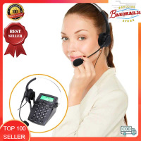 Voicejoy Telephone Desk HT500 with Headset Handsfree Call Center VH500