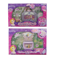 【Disney 迪士尼】魔髮公主 樂佩 皇冠珠寶盒組 首飾提盒組 雙套組(代理)