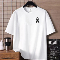 Forma Setter- T-SHIRT เสื้อยืดคอกลมสีดำ เสื้อแขนสั้นลายน้อมส่งเสด็จสู่สวรรคาลัย เสื้อดำ S-5XL #02