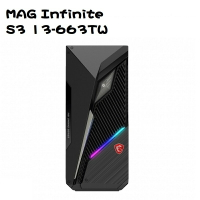 【最高折200+跨店點數22%回饋】MSI 微星 MAG Infinite S3 13-663TW i5-13400F/RTX4060/16G 電競桌機