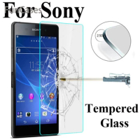 9H HD Tempered Glass for Sony Xperia Z1 Z2 Z3 Z4 Compact Screen Film Glass for Sony X Compact Z Clear Glass on Xperia Z5 Premium