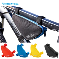 ROSWHEEL Bike Front Frame Top Tube Triangle Saddle Bag Pouch Pannier MTB For Cycling Bicycle organizer pack