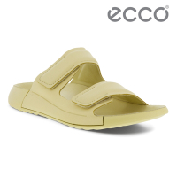 ECCO 2ND COZMO W 科摩可調式經典皮革涼拖鞋 女鞋 稻黃色