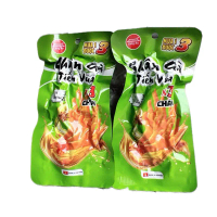 [kèm muối chấm] Combo 10 gói (30 chân) chân gà X3 Làng An, gói 3 chân, gói 75g vị tiên vua tê cay. F