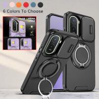 เคสโทรศัพท์สำหรับ Xiaomi Redmi A7 Pro/Redmi A7Pro/A7Pro พร้อมวงแหวนหน้าต่างเลื่อน เคสพร้อมขาตั้งและท