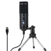 Condenser Microphone Computer USB Port Microphone For Live Broadcast, Voice, Game, Microphone, Karaoke