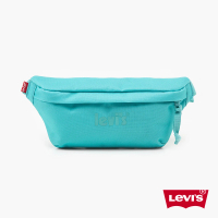 【LEVIS 官方旗艦】男女同款 腰包 / 復古海報體Logo 水藍 熱賣單品 D6675-0005