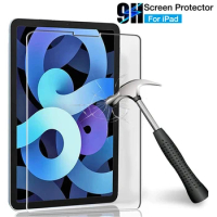 Tempered Glass for iPad 10th generation Air 5 4 10.9 Screen Protector for iPad 7th 8th 9th 10.2 Pro 11 12.9 2022 Protective Film