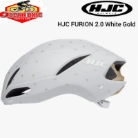 Helm Sepeda Helmet Original HJC Furion 2.0 Matte Gloss Pink - WHITE GOLD L
