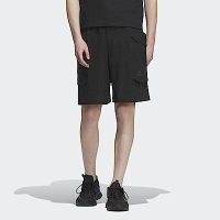 Adidas TH LW WV SH [IA8120] 男 短褲 亞洲版 運動 訓練 休閒 工作風口袋 寬鬆 舒適 黑