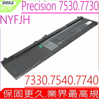 DELL NYFJH 電池 適用戴爾 Precision 17 7730,7740,M7730,M7740,RY3F9,5TF10,GHXKY,P34E001, Precision M7530,M7540,NYFJH,0H6KV,P34E001,P74F002