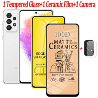 100D Full Screen Protector Matte Glass For Samsung A73 Ceramic Soft Film For Samsung Galaxy A73 5G Tempered Glass Samsung A 73