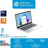 HP OmniBook 3 14-hs0022TU-D6UJ4PA Core Ultra 5 325 16GB 512GB W11 OHS 2024 M365 Glacier Silver