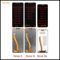 For Huawei Nova 3 Touch Screen LCD Display PAR LX1 LX9 Nova 3i LCD INE LX2 L21 Nova 3e ANE LX3 L23 Display For Nova 3 LCD Screen