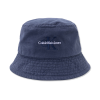 Calvin Klein CK 熱銷刺繡文字漁夫帽-深藍色