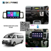 SKYFAME 4+64G Car Radio Stereo For Toyota Hiace 2004-2019 Android Multimedia System GPS Navigation DVD Player