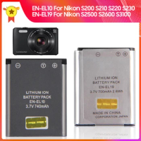 Replacement Battery EN-EL10 EN-EL19 for Nikon S200 S210 S220 S230 S520 S570 S500 S3000 S4000 S2500 S2550 S2600 S2700 S2750 S2800