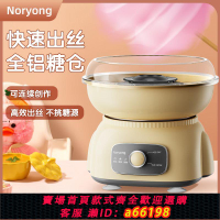【台灣公司 可開發票】諾陽棉花糖機兒童家用全自動做綿花糖機器手工制作迷你花式彩砂糖