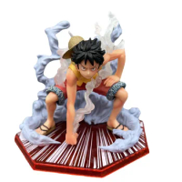 One Piece Luffy Gear 2 Action Figure Toys Figuras Anime 12cm Manga Figurine PVC Collection Model Kawaii Doll Gift for Children