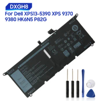 Replacement Battery For Dell XPS 9370 9380 XPS13-5390 HK6N5 P82G DXGH8 Rechargeable New Battery 52Wh
