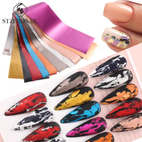 10 Colors Nail Sticker Set Brighten Up Your Nails With A Pop Of Color Matte Silver Gold Mirror Effect Nail Art Decorations SLDXK