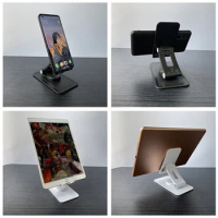 1Pcs Waterproof Universal Mobile Phone Stand Desktop Tablet Holder Foldable 360 Degree Rotating Bracket For IPhone IPad Xiaomi