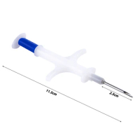 1pc 1.4x8mm FDX-B Cat Dog Microchip Animal Syringe ID Implant Pet Chip Needle Vet RFID Injector PIT Tag For Dog Cat Fish
