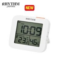 日本麗聲 迷你電子鬧鐘 LCT112NR03 掛鐘/桌面兩用 溫度 濕度器 多功能計時器鬧鐘 靜音  
