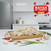 Kicimpring/Opak Singkong Koin Mentah Camilan Kering Pedas Food Snack Keripik Cemilan Bawang kripik