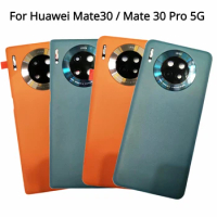 For Huawei Mate30 / Mate 30 Pro 5G Battery Cover Back Rear Cover Housing Shell Door Case With Camera Glass Lens