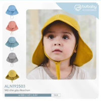 BU Baby Mũ Che Gáy Akachan ALN192501 ALN192503 BU Baby  | Mũ BUBaby chính hãng