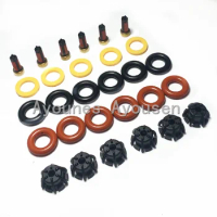 6sets Fuel Injector Repair Kit 0280150440 13641703819 For BMW E60 E39 520i 523i 525i 528i E36 328i E36 car replacement AY-RK004