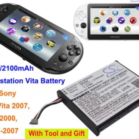 OrangeYu 2100mAh Game Console Battery 4-451-971-01, SP86R for Sony PCH-2007, PS Vita 2007, PSV2000