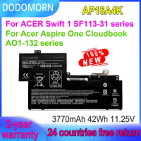 DODOMORN AP16A4K Laptop Battery For Acer Swift 1 SF113-31 SF113-31-P57A For Aspire One Cloudbook AO1-132 11.25V 42Wh 3770mAh