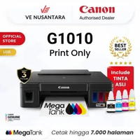 Printer Canon G1010 - Ink Tank Print Only USB - Garansi 3 Tahun - Roller Kertas Super Kuat - Penggan