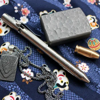 Titanium Alloy Tactical Pen Defense Weapon EDC Bolt Pen Tactical Defense Signature Pen EDC Self-defense Tactical gift