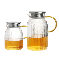 【Quasi】澄沁大容量耐熱玻璃壺(1.6L+1.2L)