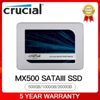 Crucial MX500 Internal Solid State Drive 250GB 500GB 1TB 2TB 4TB 3D NAND SATA 2.5 Inch HDD Hard Disk SSD For Desktop PC Laptop