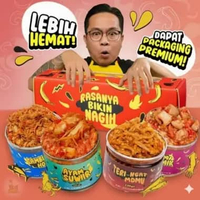 Sambel Paket Hemat Isi 5 Kaleng - Cumi Pedas / Baby Cumi/ Cakalang Hot / Teri / Ayam Suwir 130 gr BA