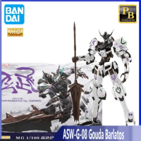 Bandai Genuine Gundam China Limited Edition MG 1/100 Barbatos Xuanwu Collection Gunpla Anime Action Figure Toys for Children