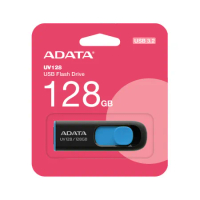 [二入組] 威剛ADATA UV128 128G USB3.2 隨身碟(藍)
