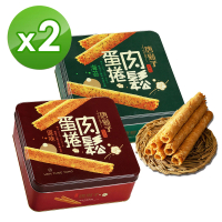 新東陽 原味/海苔肉鬆蛋捲禮盒2盒組(贈提袋)