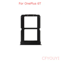 10pcs/lot For One Plus 6T Dual SIM Card Tray Holder Slot Replacement Part For 1+ 6T