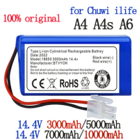 2022 New original Rechargeable ILIFE Battery 14.8V 7000mAh robotic vacuum cleaner accessories parts for Chuwi ilife A4 A4s A6