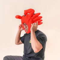 Ataru Topi Crab - Merah