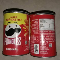 Pringles Potato Original 42gr, Pringles Cheesy Cheese 42gr Pringles Potato Original 42gr (Merah)