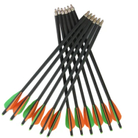 100PK Archery crossbow arrows 8.8mm 22 inch mixed carbon fiber crossbow bolts