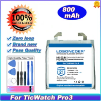 LOSONCOER 800mAh SP492929SI Smart Watch Battery For TicWatch Pro 3 TicWatch Pro 3 4G Sports WH11013